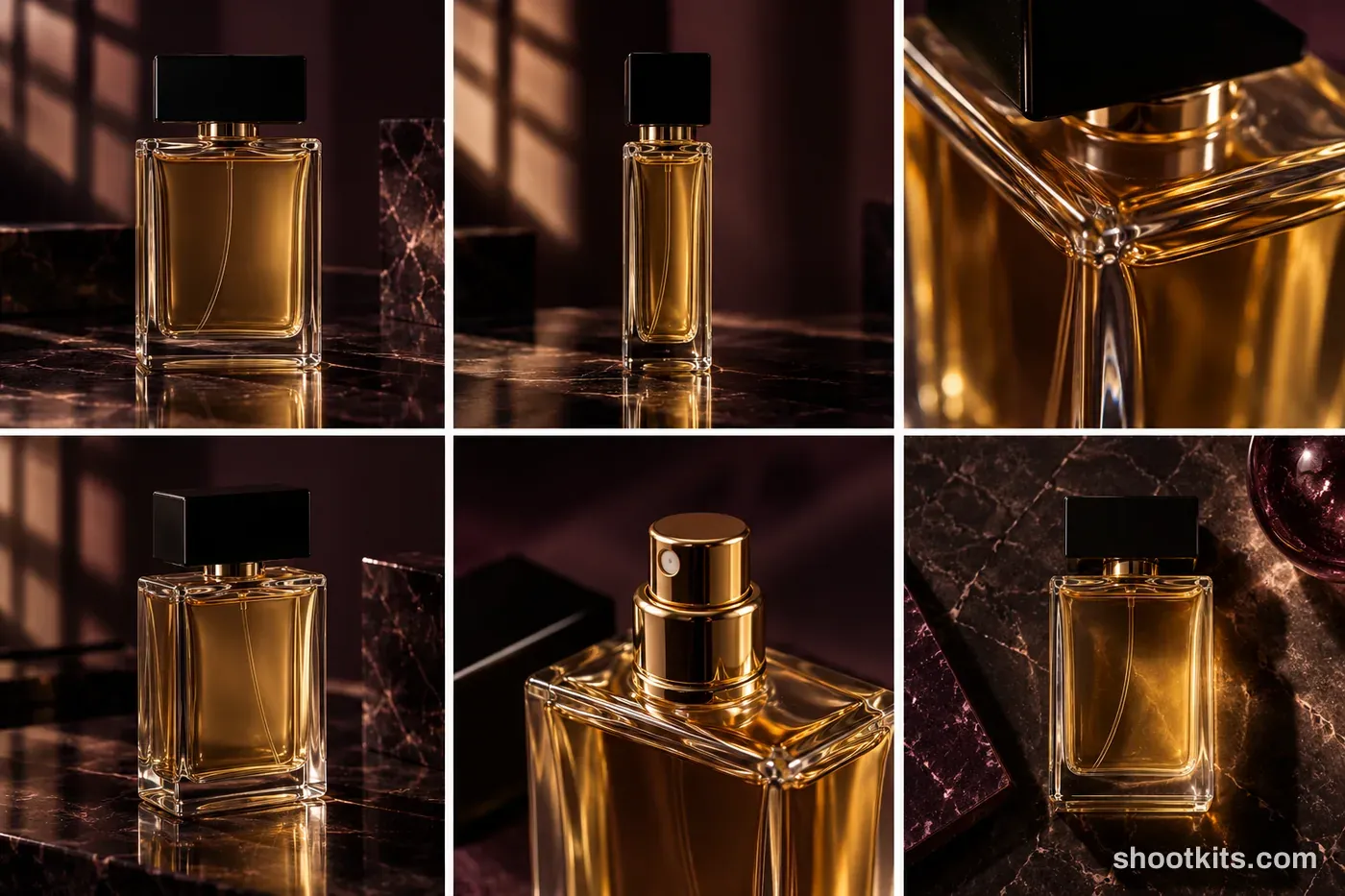 Cinematic noir product photography example