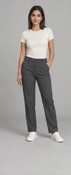 Fashion pose: One hand in pocket