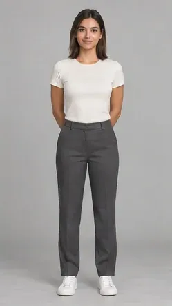 Fashion pose: Hands behind back