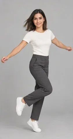 Fashion pose: Side hop