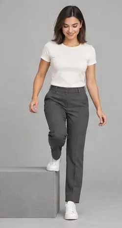 Fashion pose: Step down