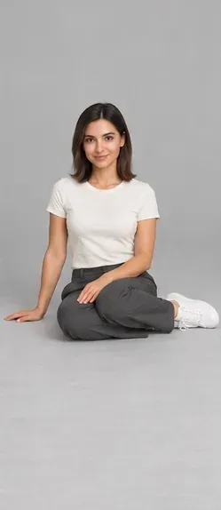 Fashion pose: Side-sit