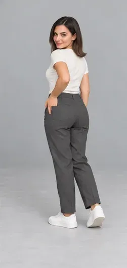 Fashion pose: Back pocket touch