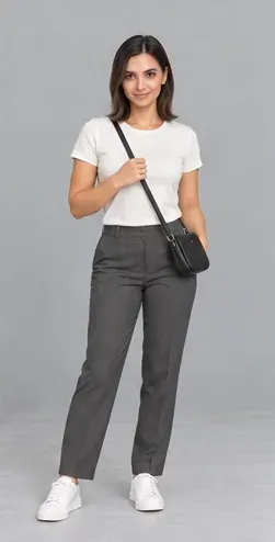 Fashion pose: Crossbody strap
