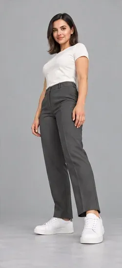 Fashion pose: Low left three-quarter