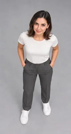 Fashion pose: High front angle