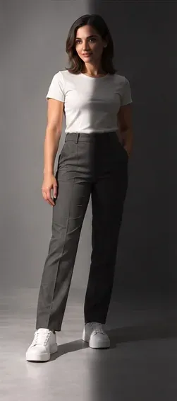Fashion pose: Split light