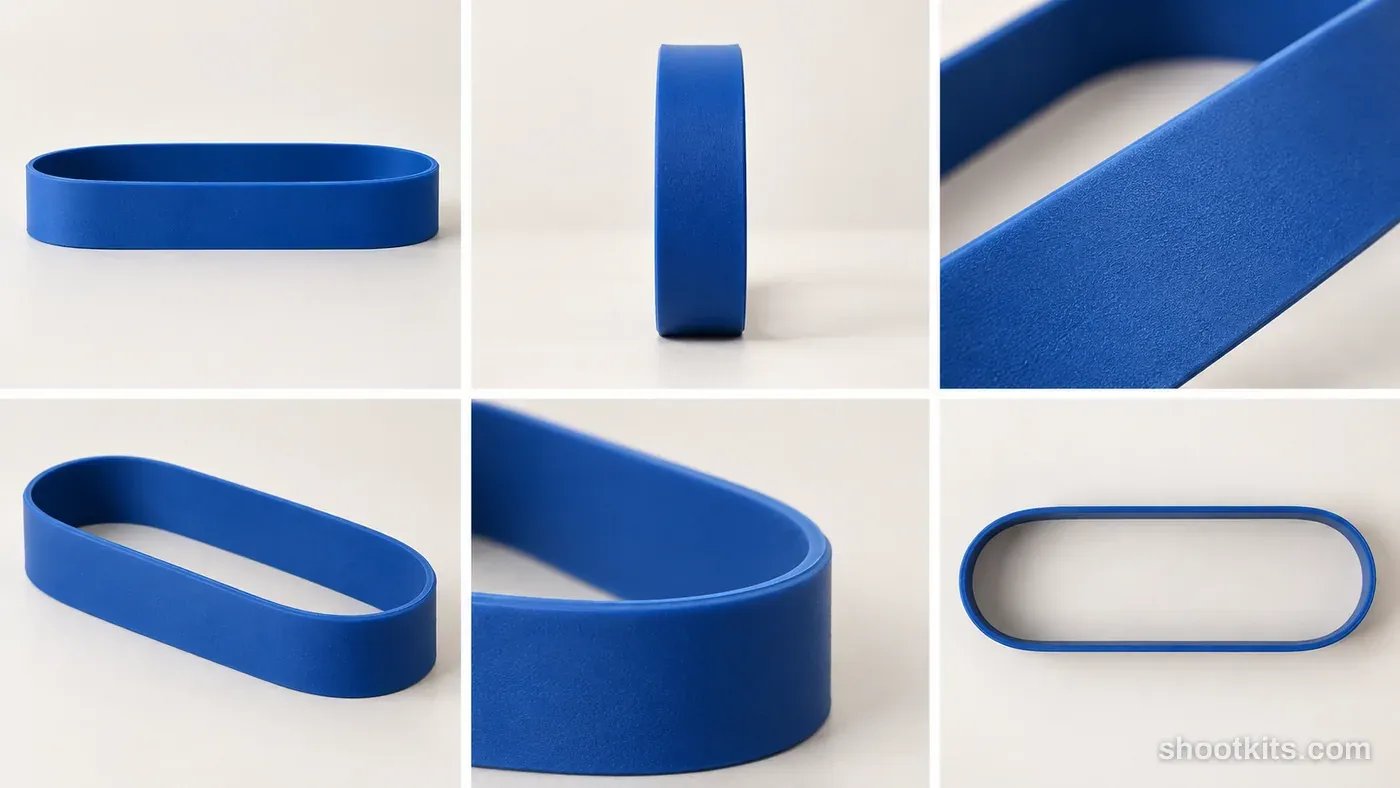 6-panel training / fitness equipment product shots made with ChatGPT